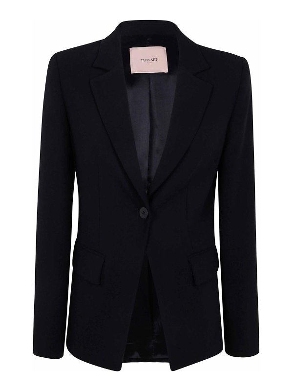 TWINSET: Vestes de costume - Blazer - Noir