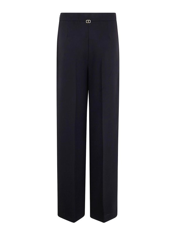 TWINSET: casual trousers online - Wide Leg Trousers