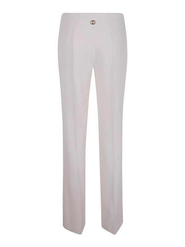 TWINSET: Casual Hosen online - Casual Hose - Weiß