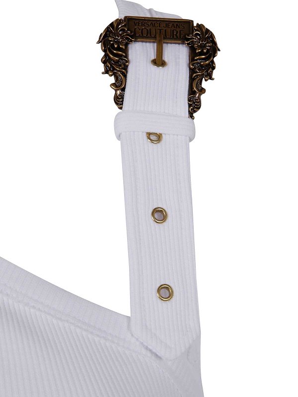 The Best Shops VERSACE JEANS: Tops und Tank Tops - Top - Weiß
