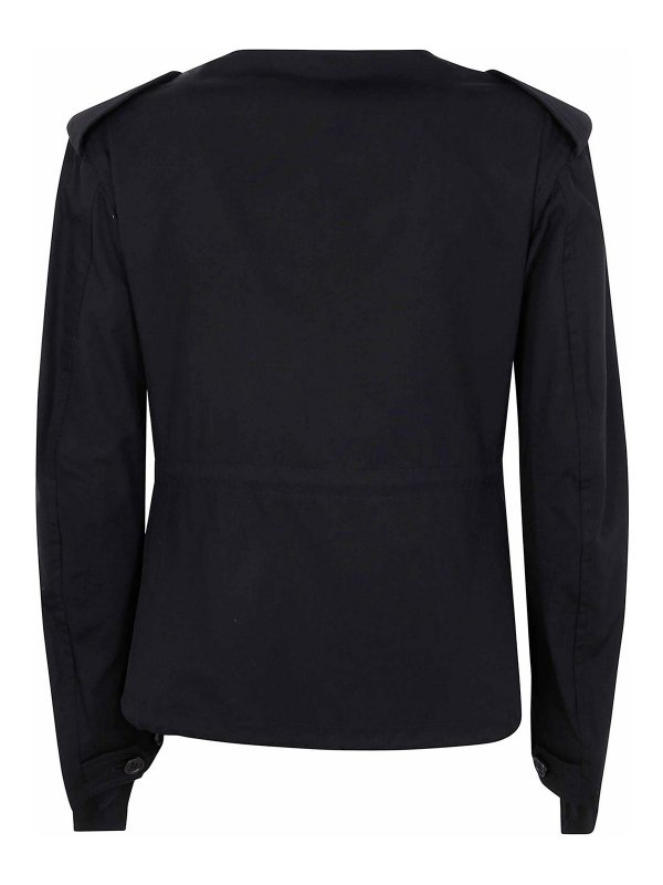 YOHJI YAMAMOTO: blazers online - R-Collarless M65 Y Jkt