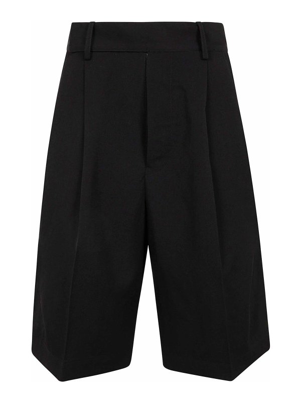 YOHJI YAMAMOTO: pantaloni shorts - Pantaloni corti R-4Tuck