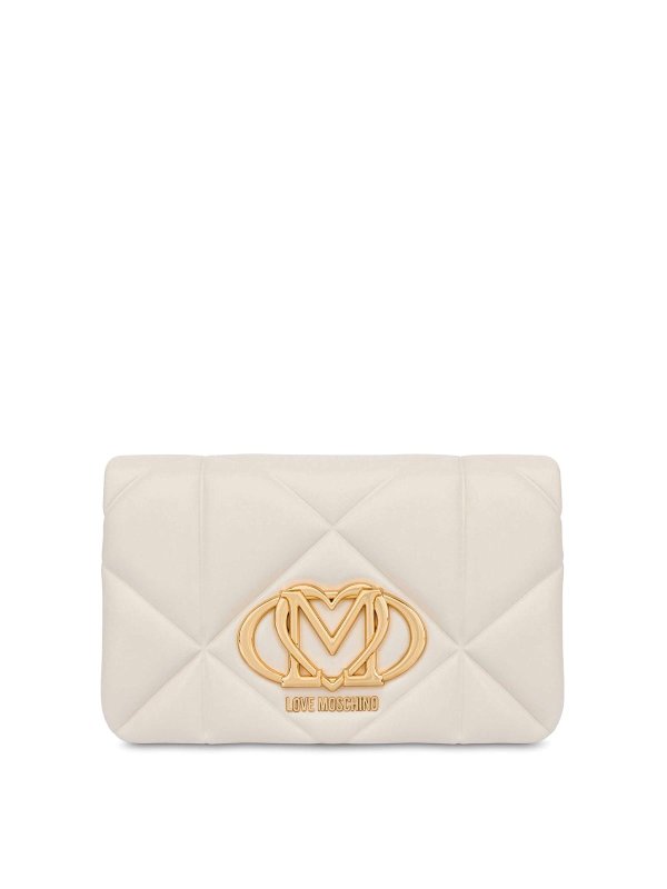 LOVE MOSCHINO: clutches - Chain Cloutch