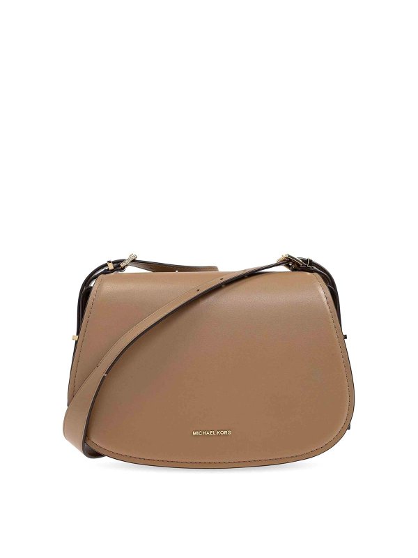 MICHAEL KORS: cross body bags - Lydia Medium Flap Messenger Bag
