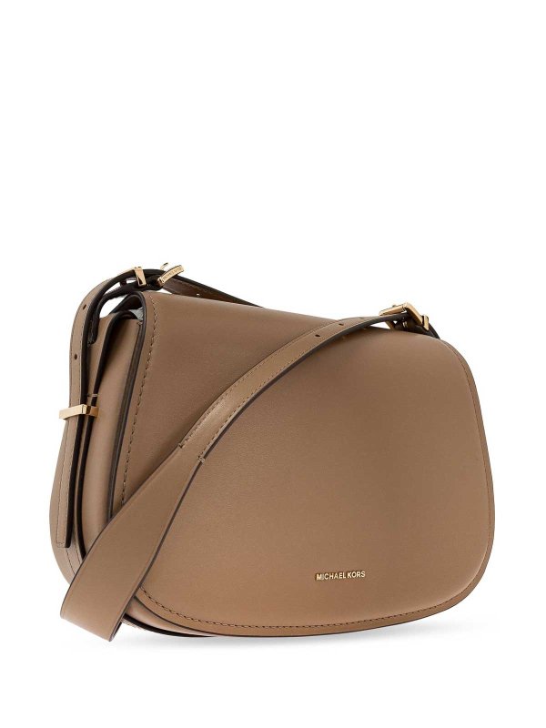 MICHAEL KORS: cross body bags online - Lydia Medium Flap Messenger Bag