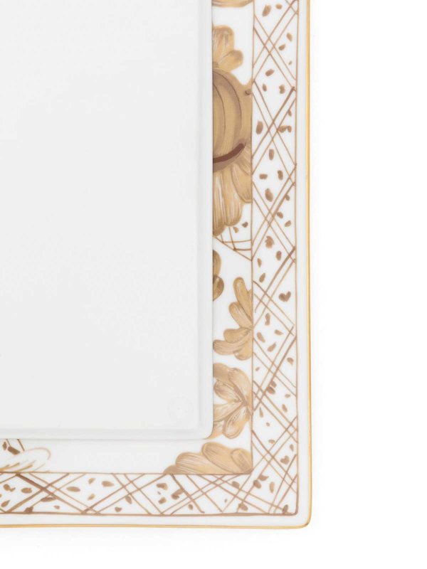 The Best Shops GINORI 1735: homeware - Objects Set of Two Square Plates 30X30 Iris