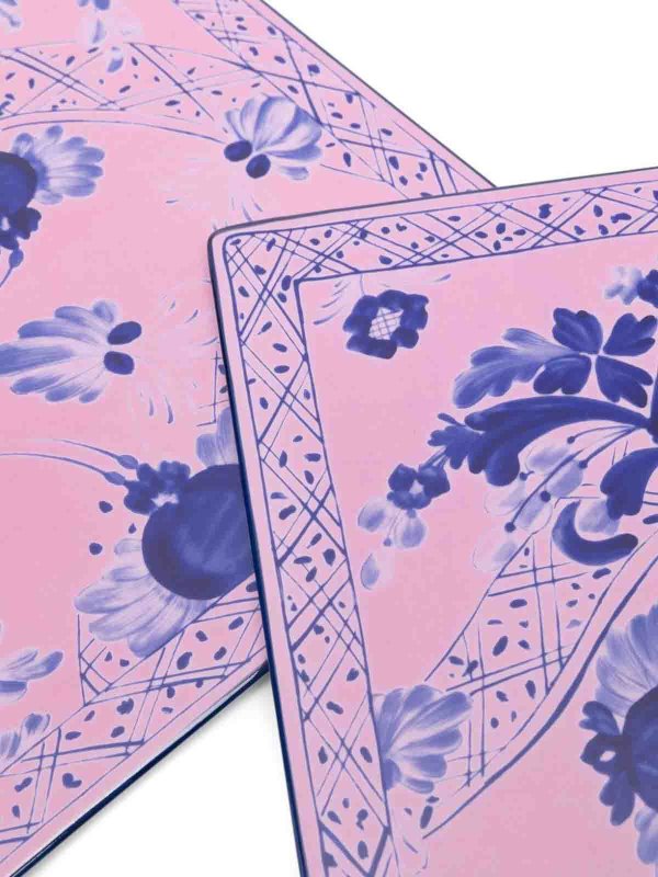 Objects Set of Two Square Plates 30X30 Iris shop online: GINORI 1735