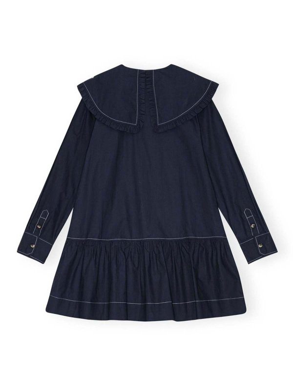 The Best Shops GANNI: ショートドレス - ライトブルー