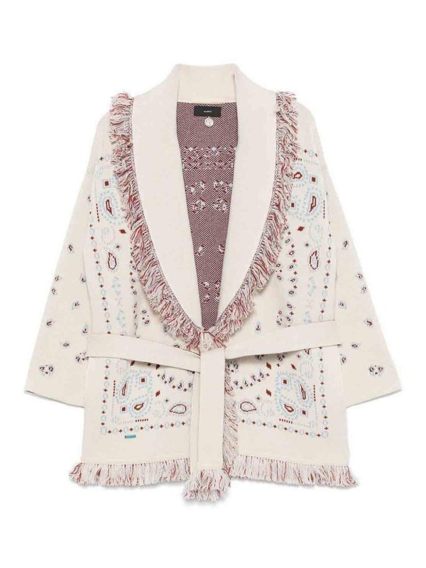 ALANUI: Cardigans - Cardigan - Beige