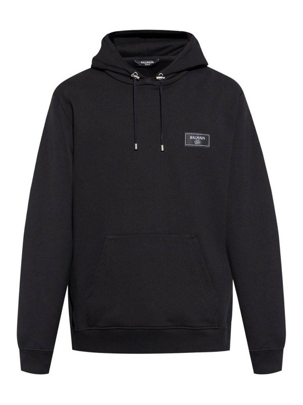 Balmain: スウェット＆セーター - スウェットシャツ/セーター - 黒