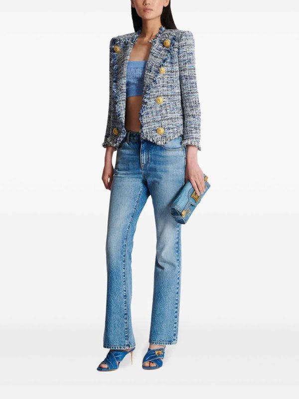 The Best Shops Balmain: Blazer - Bleu