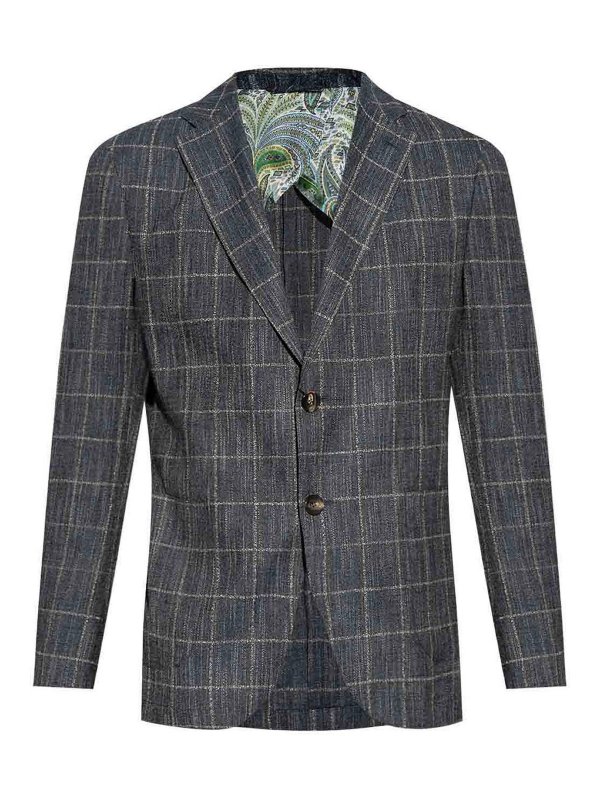 ETRO: Vestes de costume - Blazer - Bleu