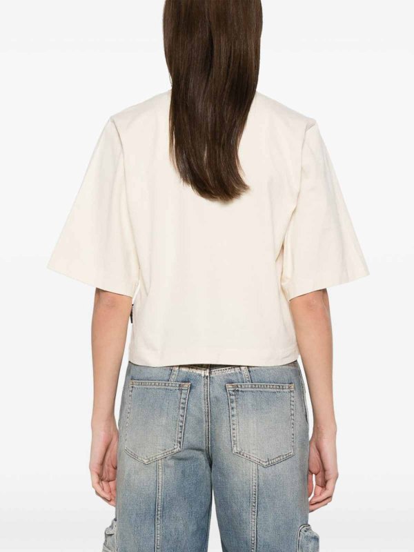 Rundhalspullover - Weiß shop online: Palm Angels