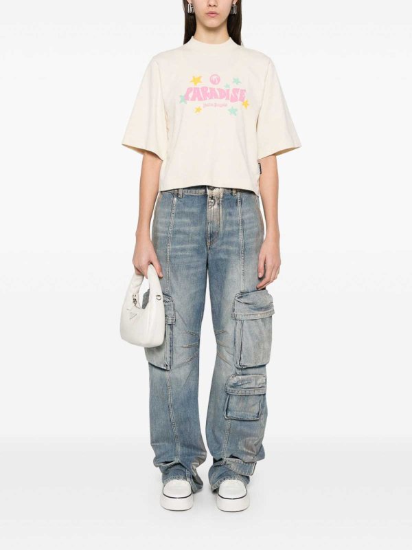 Palm Angels buy online Rundhalspullover - Weiß