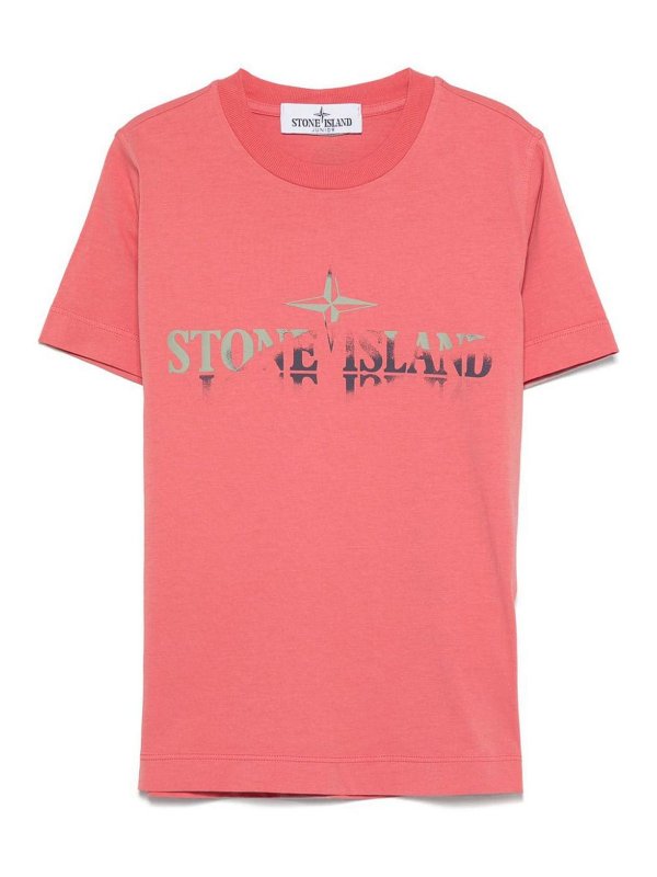 STONE ISLAND: クルーネック - クルーネック - 赤