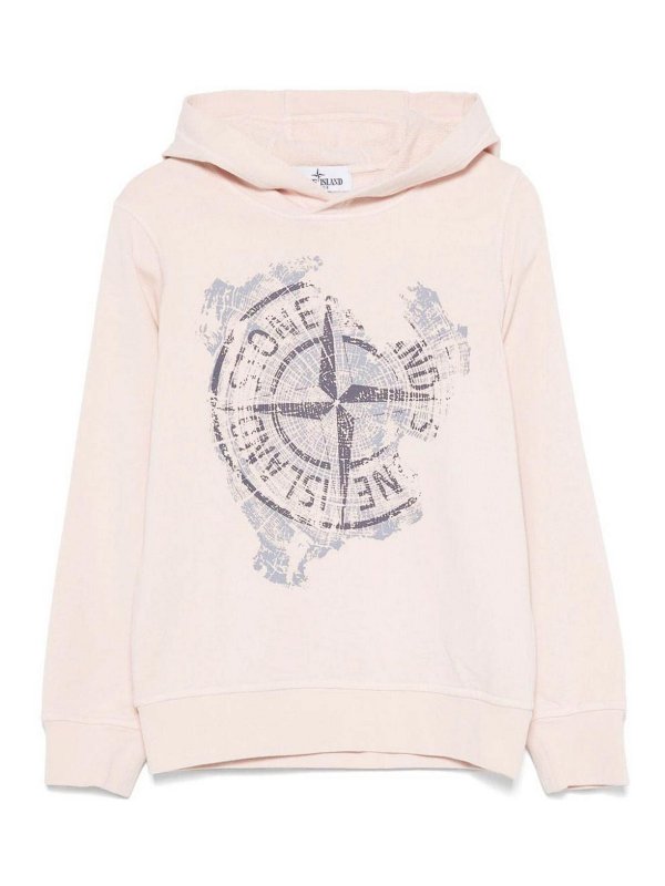 STONE ISLAND: スウェット＆セーター - スウェットシャツ/セーター - ヌードカラー