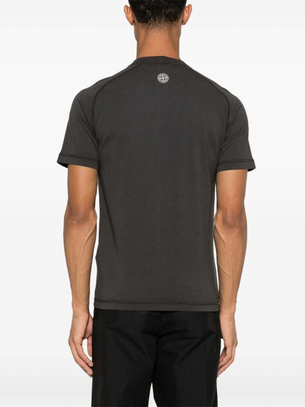 The Best Shops STONE ISLAND: Strickpullover mit Rundhalsausschnitt - Rundhalspullover - Grau