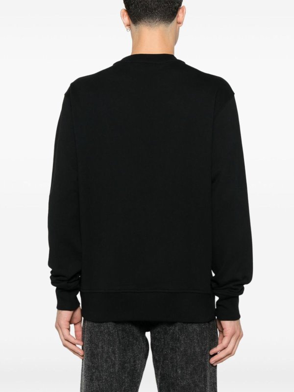 VERSACE JEANS: クルーネック online - クルーネック - 黒