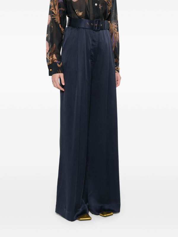 The Best Shops ZIMMERMANN: Pantalons casual - Pantalons Décontractés - Bleu