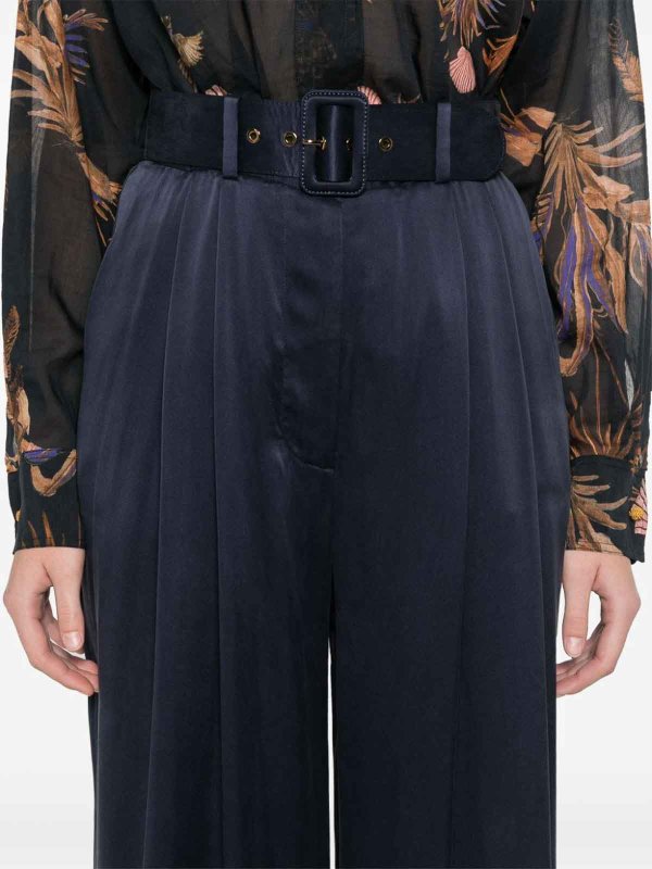 Pantalons Décontractés - Bleu shop online: ZIMMERMANN