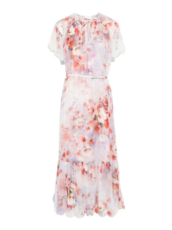 ZIMMERMANN: ニーレングスドレス - 膝丈ドレス - 赤