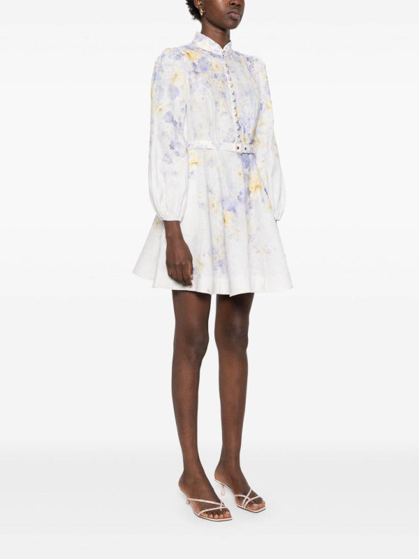 ZIMMERMANN buy online Short Dress  With Flower Print