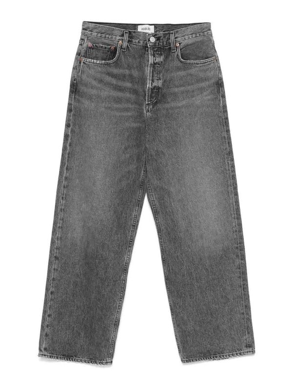 AGOLDE: Jeans à jambe droite - Jean Droit - Gris