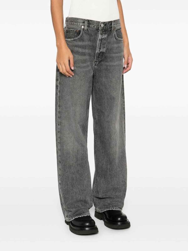 AGOLDE: Jeans à jambe droite online - Jean Droit - Gris