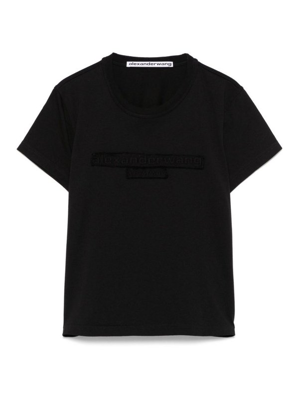 ALEXANDER WANG: クルーネック - クルーネック - 黒