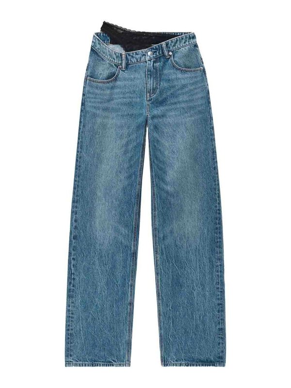 ALEXANDER WANG: straight leg jeans - jeans