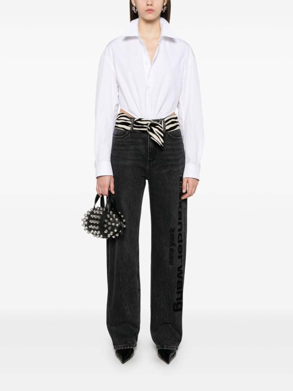 The Best Shops ALEXANDER WANG: straight leg jeans - jeans