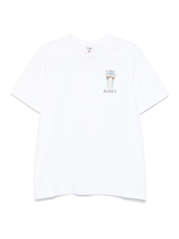 CASABLANCA: クルーネック - クルーネック - 白