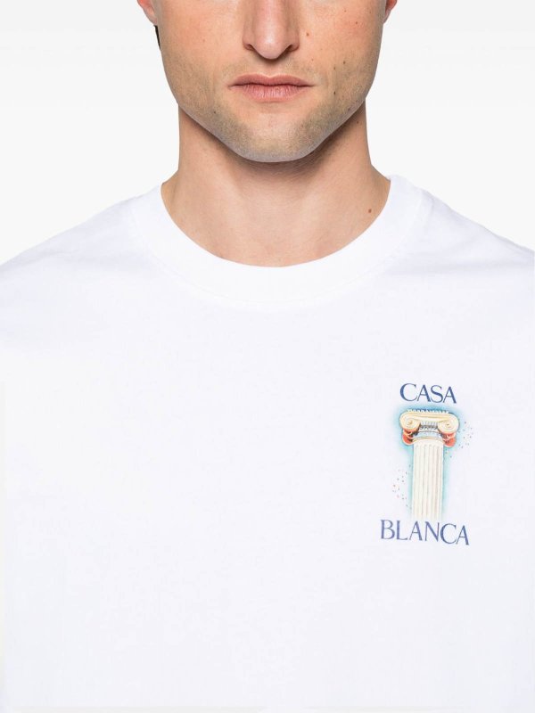 CASABLANCA: クルーネック online - クルーネック - 白