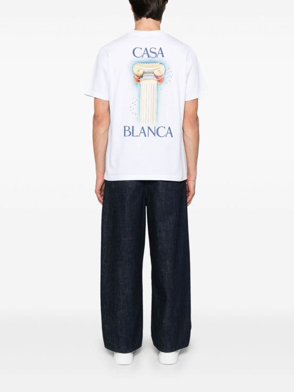 The Best Shops CASABLANCA: クルーネック - クルーネック - 白