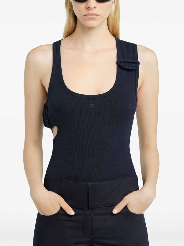 Camiseta - Azul shop online: Courreges