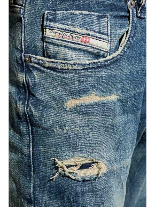 DIESEL: Jeans Rectos online - Vaqueros Rectos - Azul