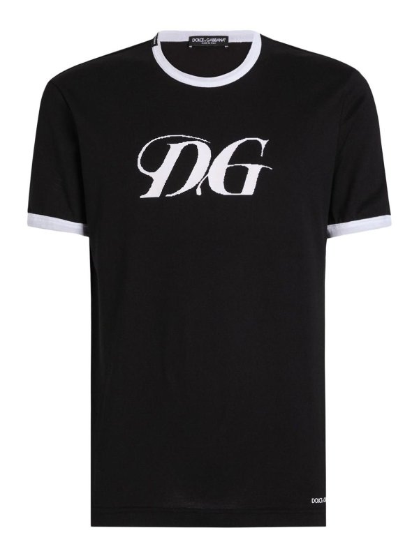 DOLCE & GABBANA: Pull col rond - Pull Col Rond - Noir