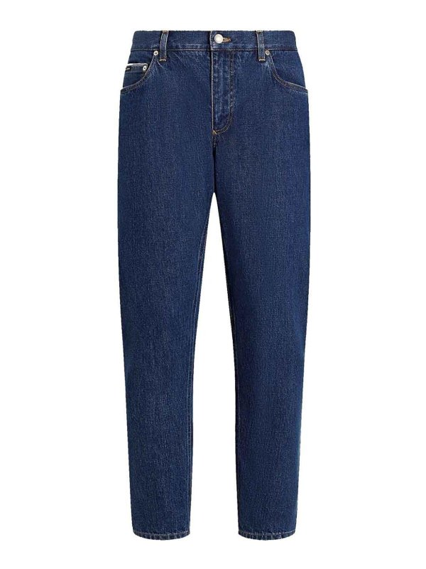 DOLCE & GABBANA: カジュアルジャケット - カジュアルジャケット - ブルー