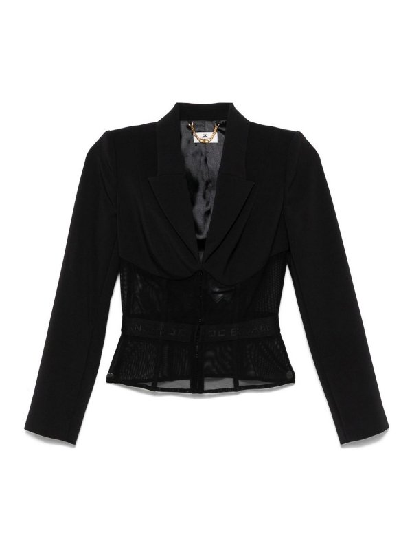 ELISABETTA FRANCHI: Blazer - Blazer - Schwarz