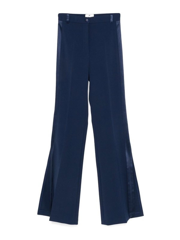 ELISABETTA FRANCHI: Pantalones de sastrerìa - Pantalones azul marino 