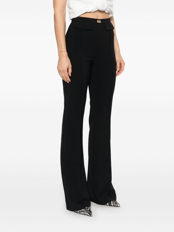 ELISABETTA FRANCHI: カジュアルトラウザー online - ブラックパンツ