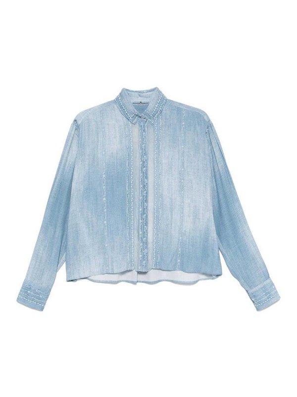 ERMANNO SCERVINO: Casualjacken - Casualjacke - Hellblau