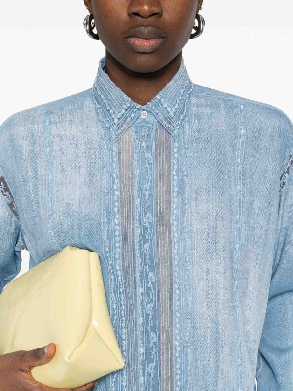 Casualjacke - Hellblau shop online: ERMANNO SCERVINO