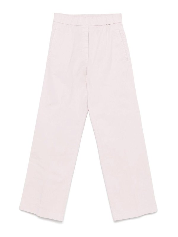 FORTE FORTE: カジュアルトラウザー - カジュアルパンツ - ヌードカラー