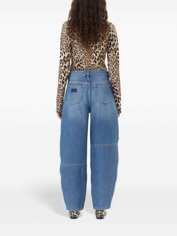 The Best Shops GANNI: Jeans Rectos - Vaqueros Rectos - Azul