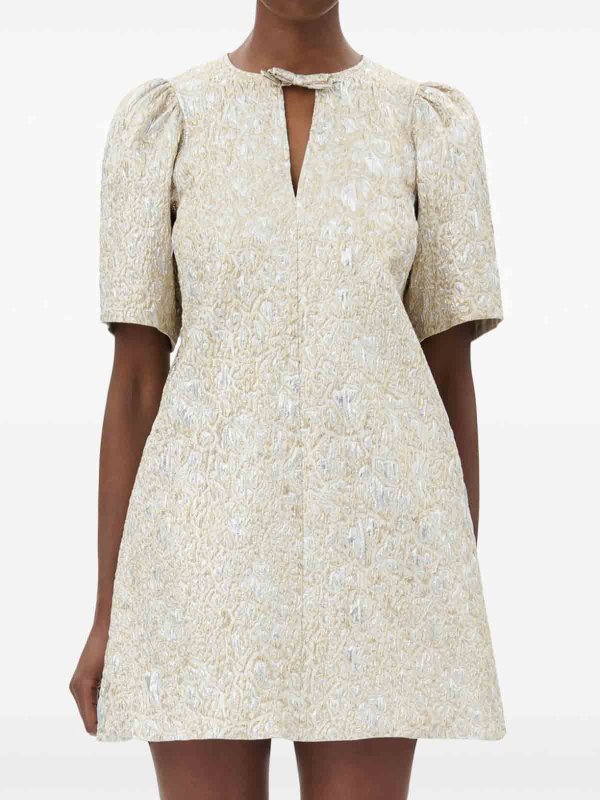 The Best Shops GANNI: ストレートジーンズ - 銀