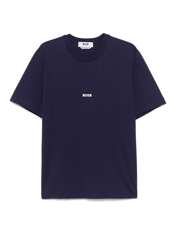 m.s.g.m.: T-shirts - T-Shirt - Blau
