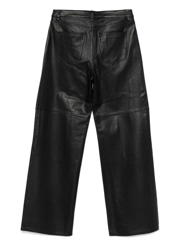 MICHAEL KORS: leather trousers online - Leather pants