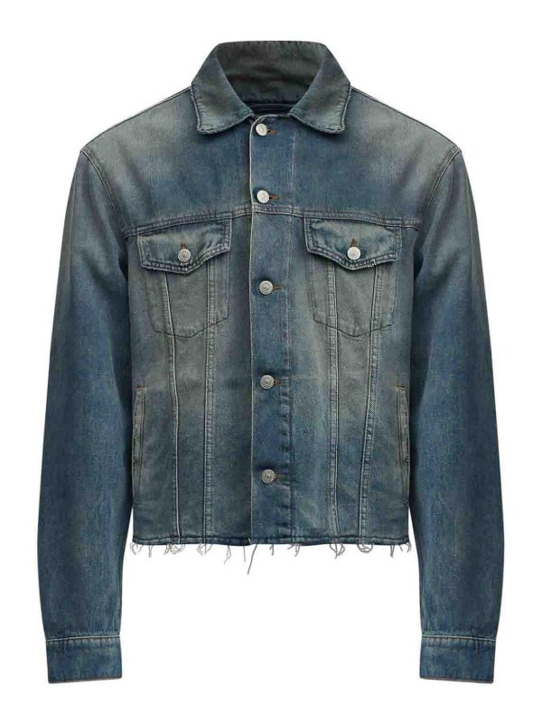 MM6 MAISON MARGIELA: Blazer - Blazer - Blau