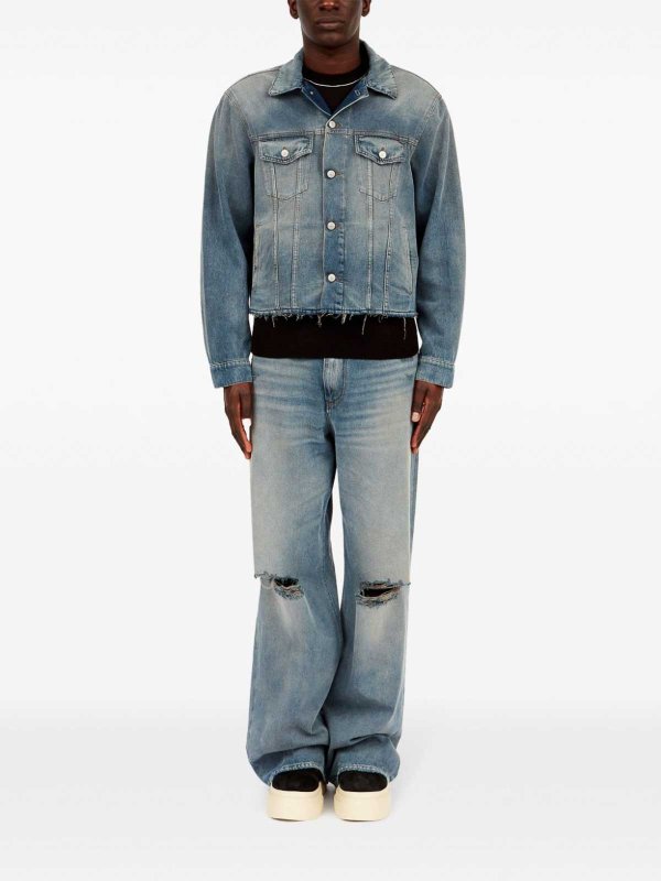 The Best Shops MM6 MAISON MARGIELA: Blazer - Blazer - Blau